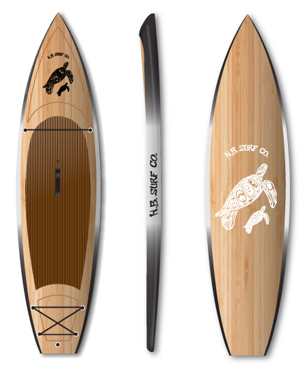 Carbon Bamboo Touring Rigid Paddleboard