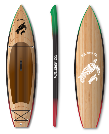 Carbon Bamboo Touring Rigid Paddleboard