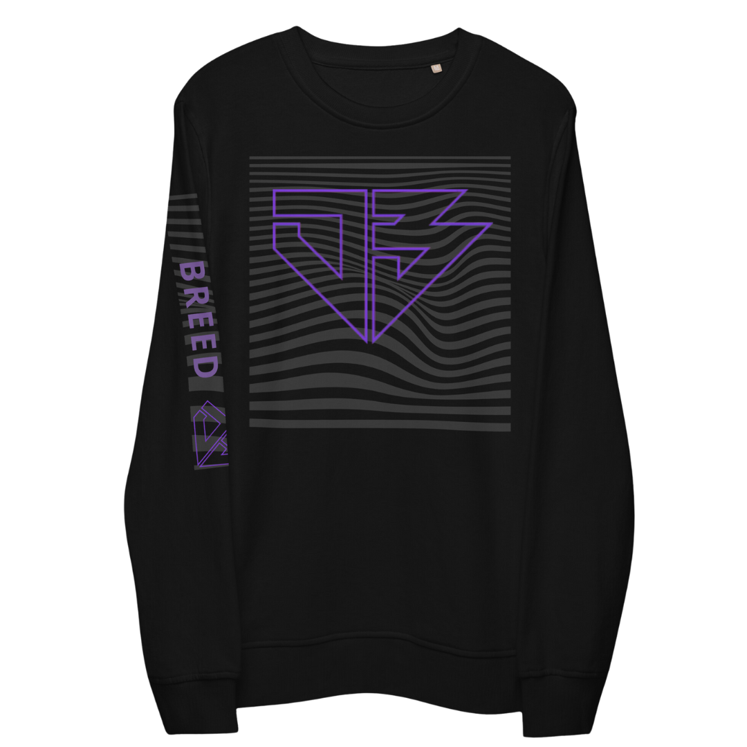 DB | Purp Wave Unisex organic sweatshirt