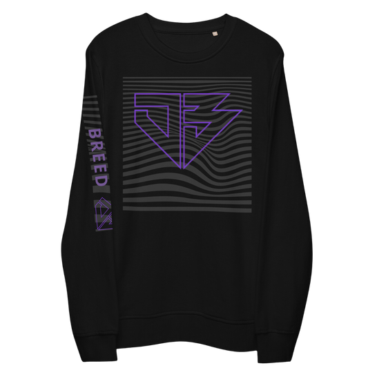 DB | Purp Wave Unisex organic sweatshirt