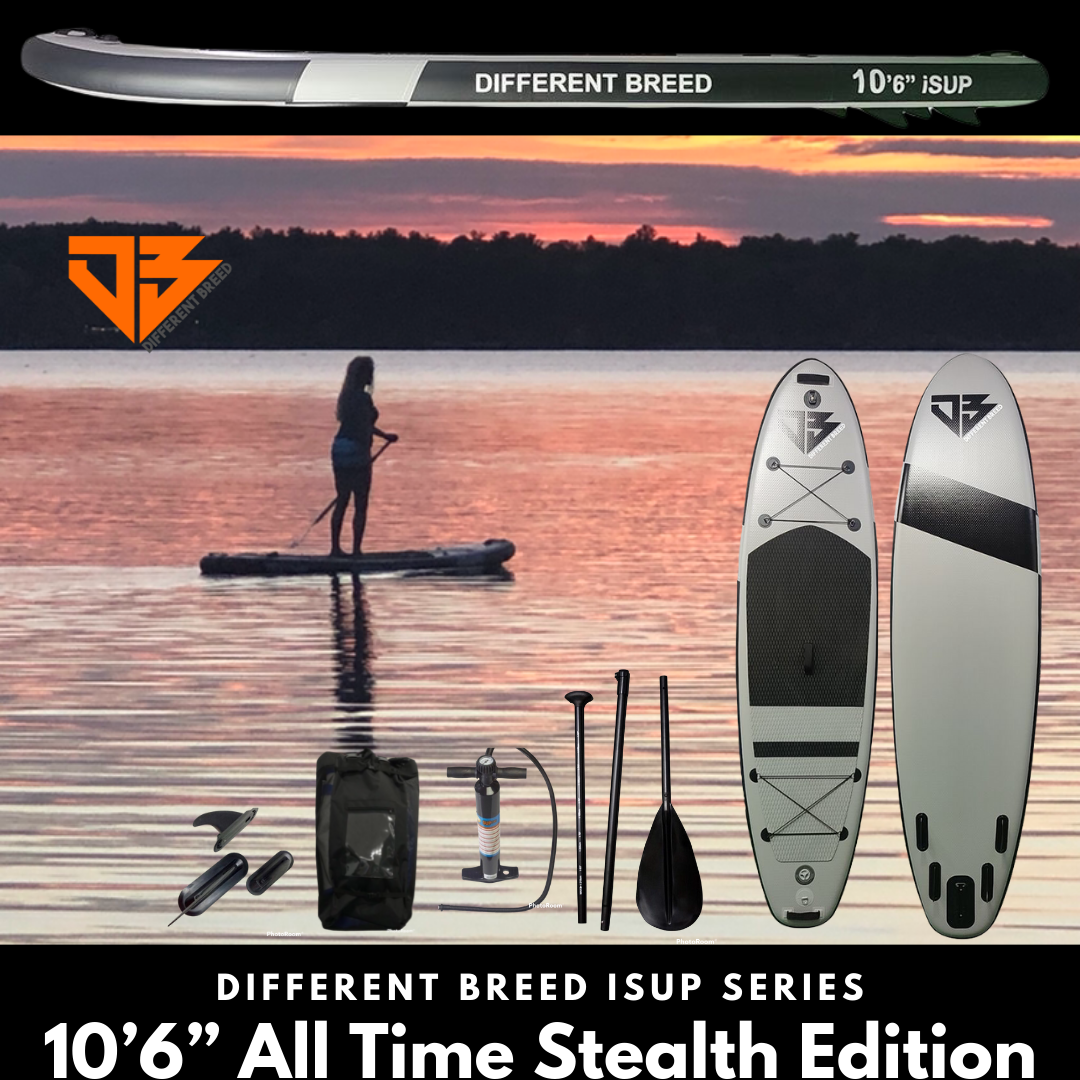 10'6"x32" Inflatable iSUP Stealth Canadian Navy Edition