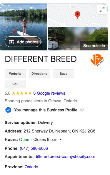 Different Breed Paddleboards goes 5 Star on Google Reviews!