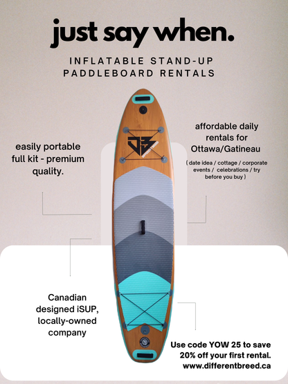 Inflatable Paddleboard Rentals - Ottawa, Canada