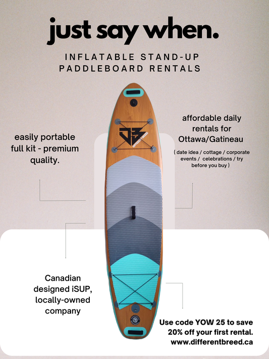 Inflatable Paddleboard Rentals - Ottawa, Canada